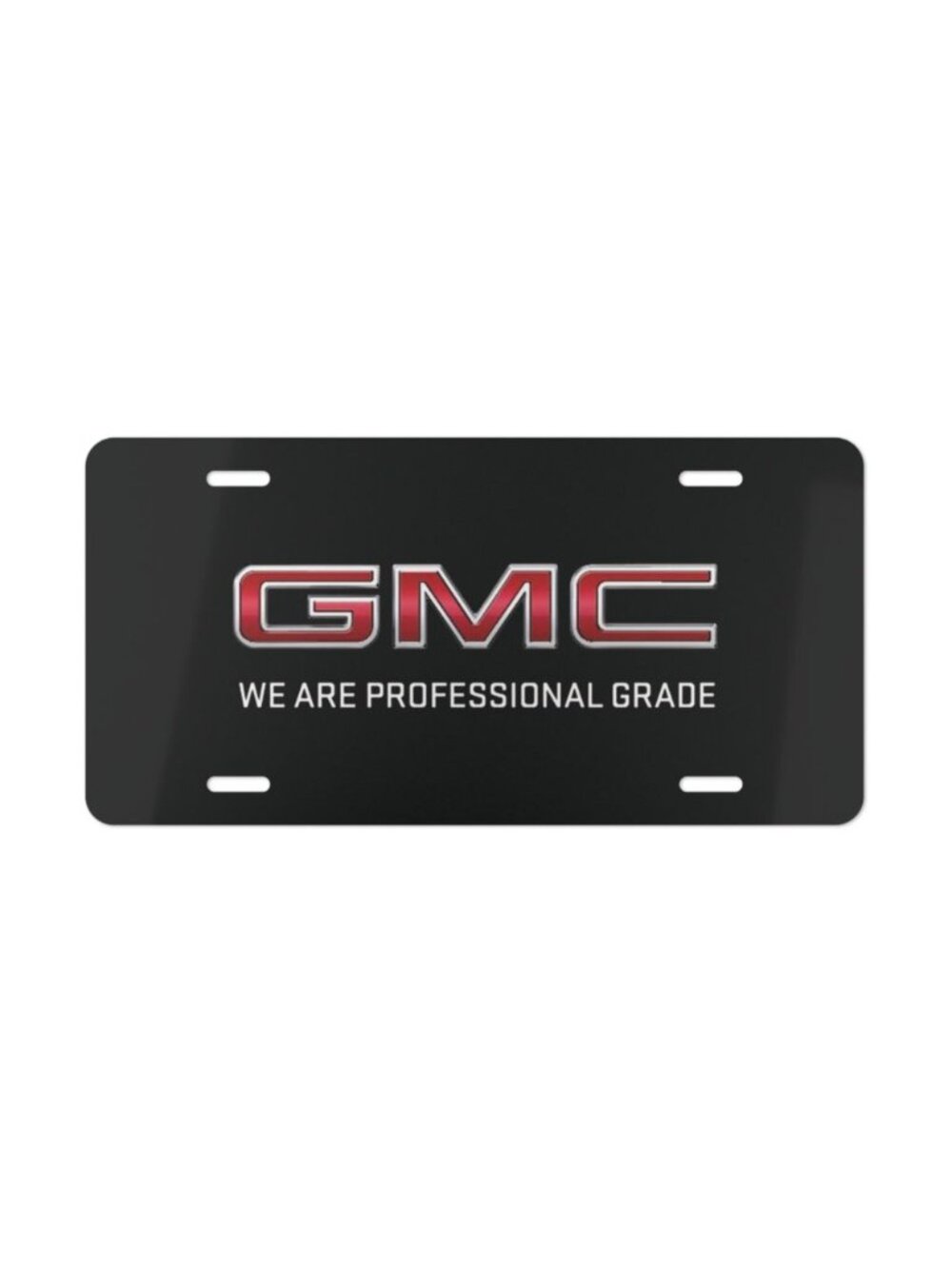 GMC License Plate Car Truck Vanity Metal Tag Automotive Gift